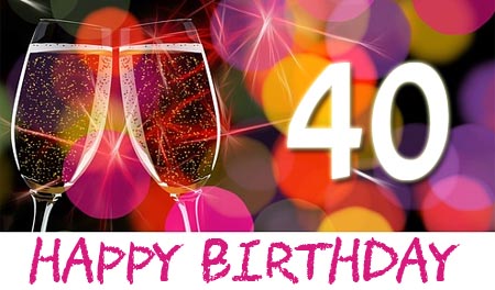 Spruche Zum Geburtstag 40 Frau Lustige Reime Zum 40 Geburtstag