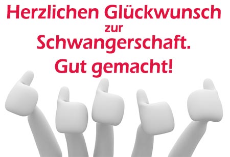 Glckwnsche zur Schwangerschaft fr Facebook