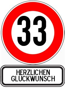 Zum 33 geburtstagsspruch Geburtstagswünsche für