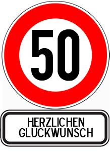 50. Geburtstag Sprche