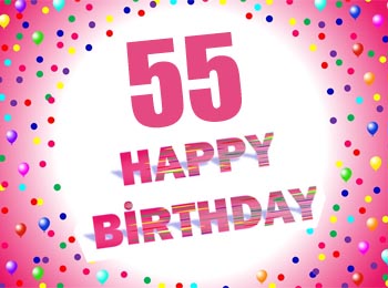 55. Geburtstag Glückwünsche