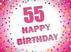 55. Geburtstag Sprche